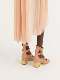 NEW_Top à volants en soie - Pearl Blush