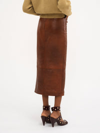 NEW_Clay Brown Skirt - Clay Brown
