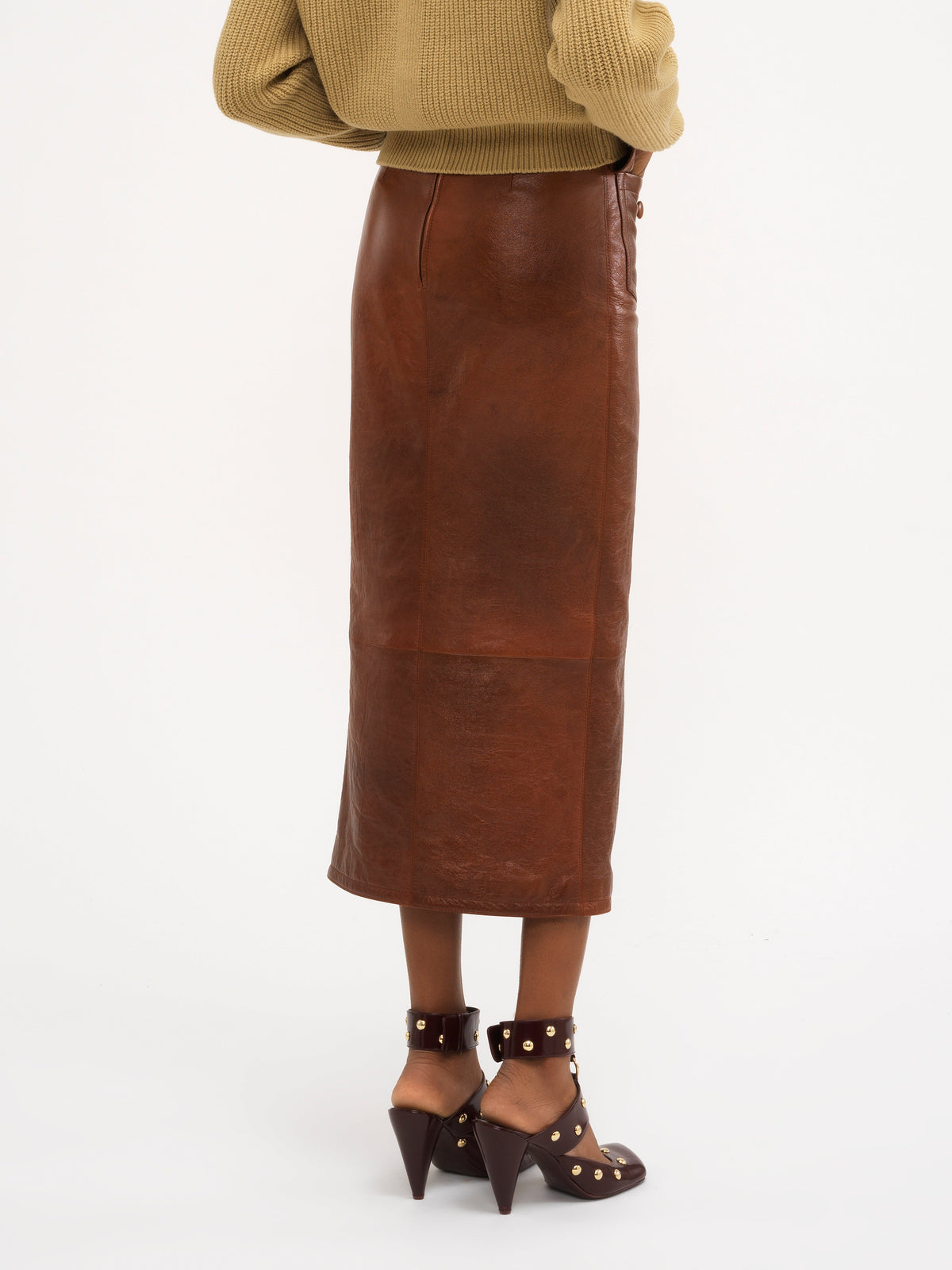 NEW_Clay Brown Skirt - Clay Brown