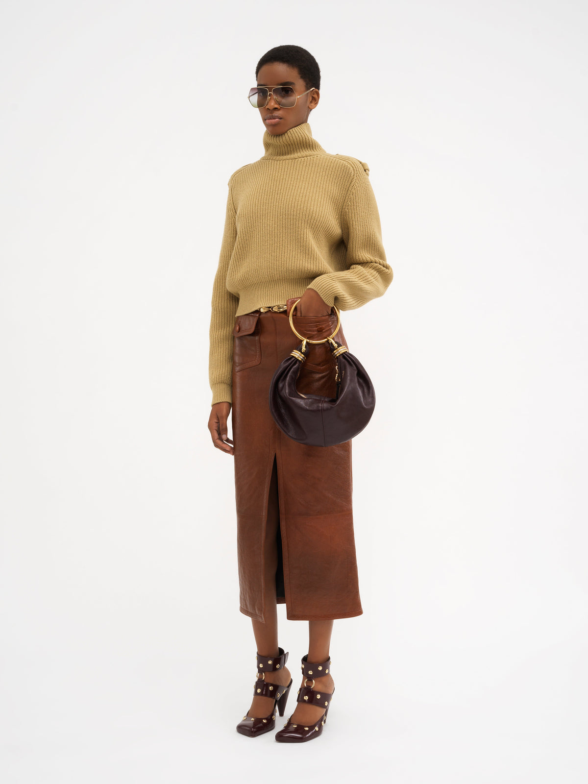 NEW_Clay Brown Skirt - Clay Brown