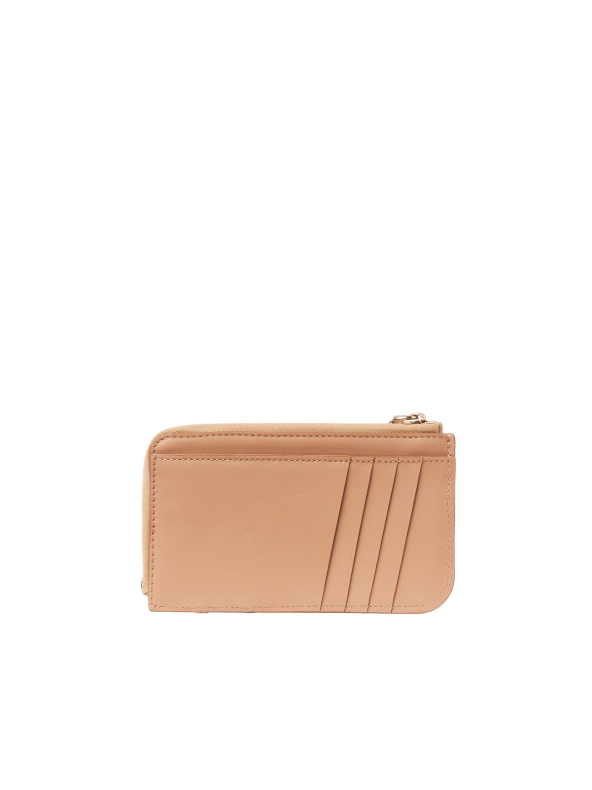 NEW_Petit sac à main boucle métallique en cuir - Light Tan