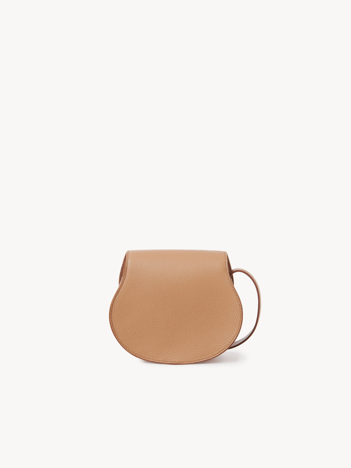 Petit sac porté épaule Marcie en cuir - Light Tan