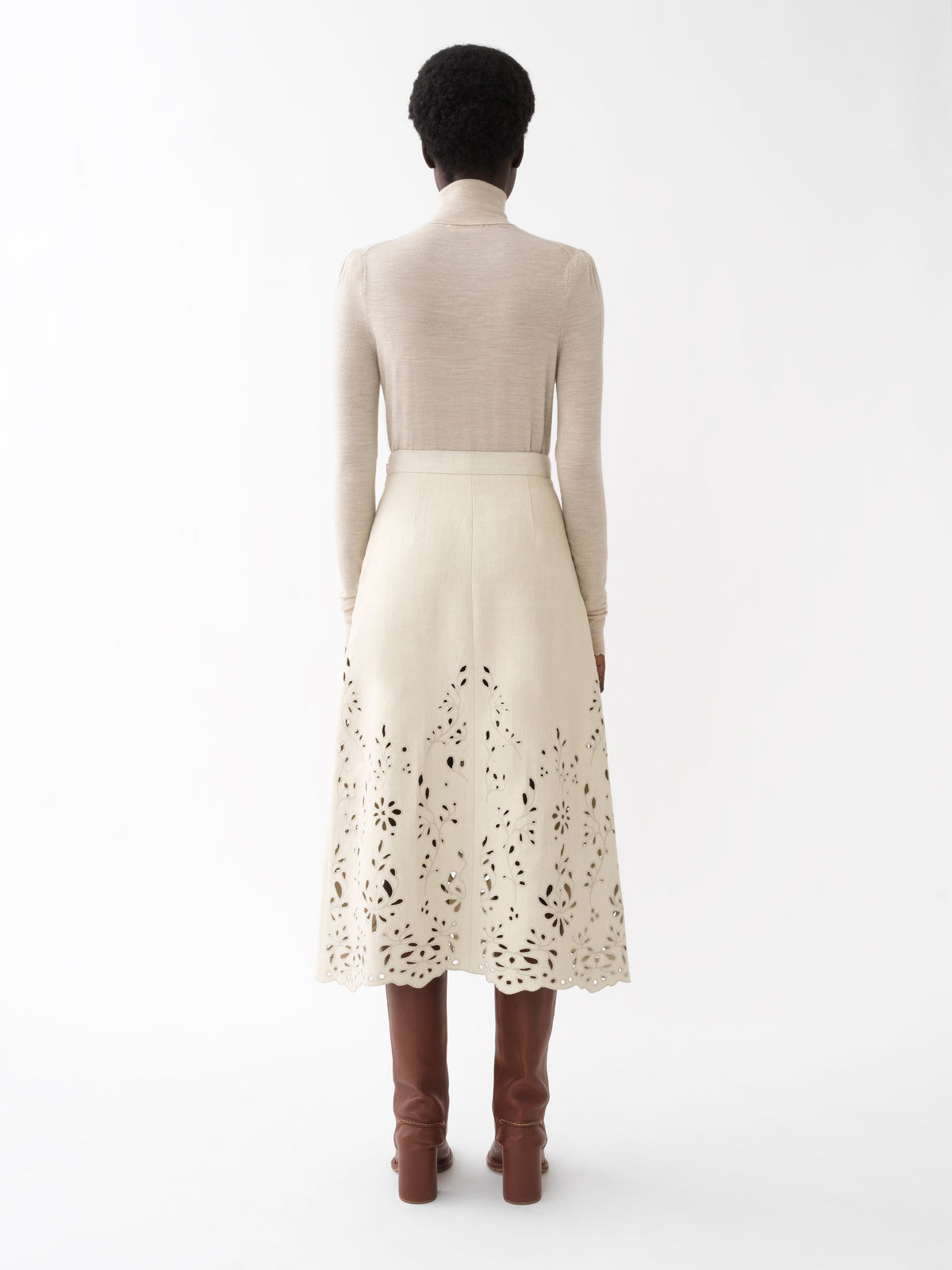 NEW_Soft Ivory Skirt - Soft Ivory