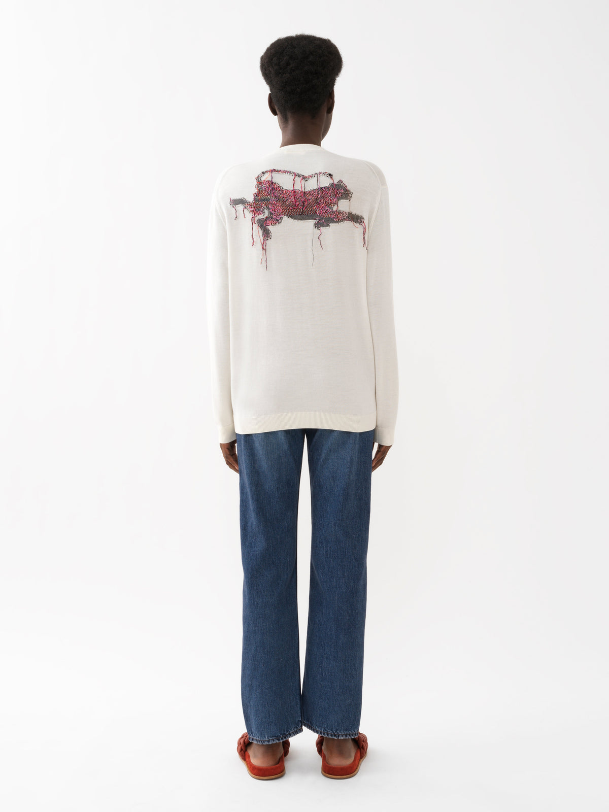 NEW_White Cardigan - White