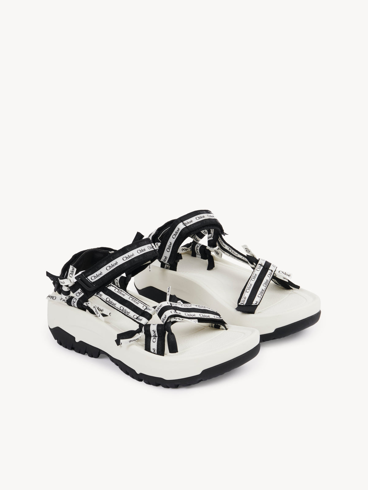 Sandales plates Chloé x Teva Hurricane XLT2 Ampsole 44 - Black & White