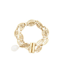 Bracelet Darcey Lace en laiton - Gold Color