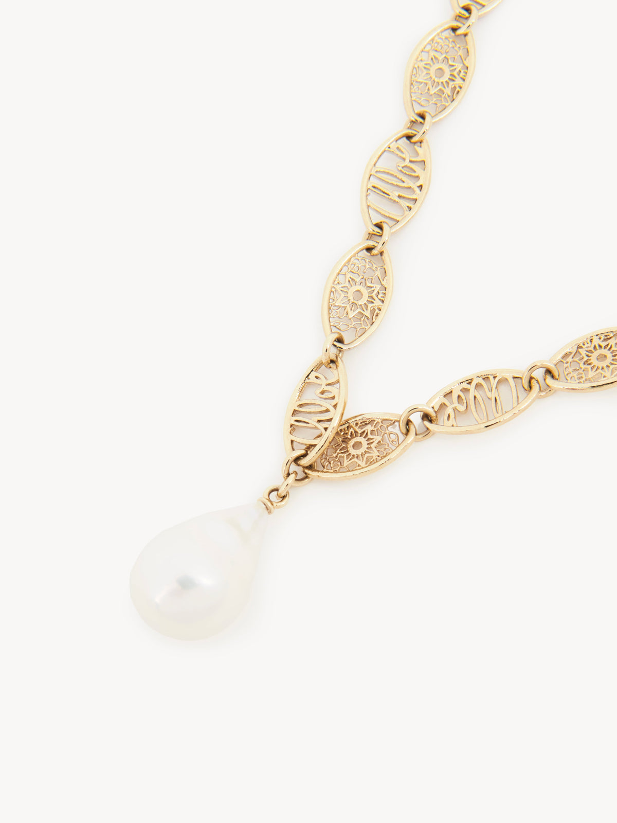 Collier Darcey Lace en laiton - Gold Color