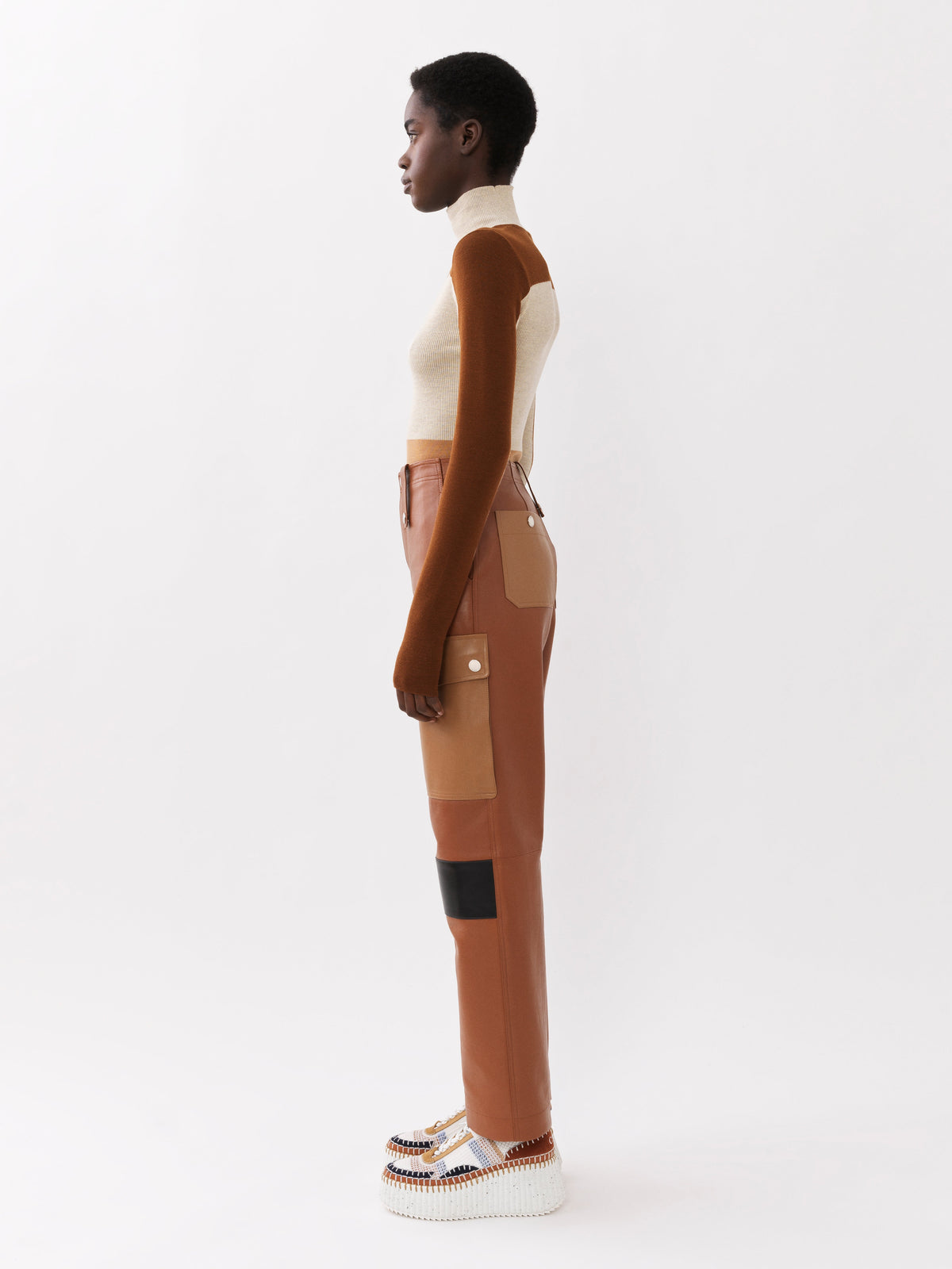 NEW_Multicolor Brown Pullover - Multicolor Brown