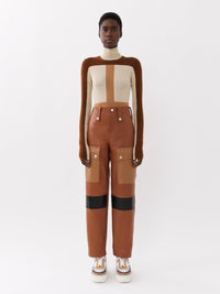NEW_Multicolor Brown Pullover - Multicolor Brown