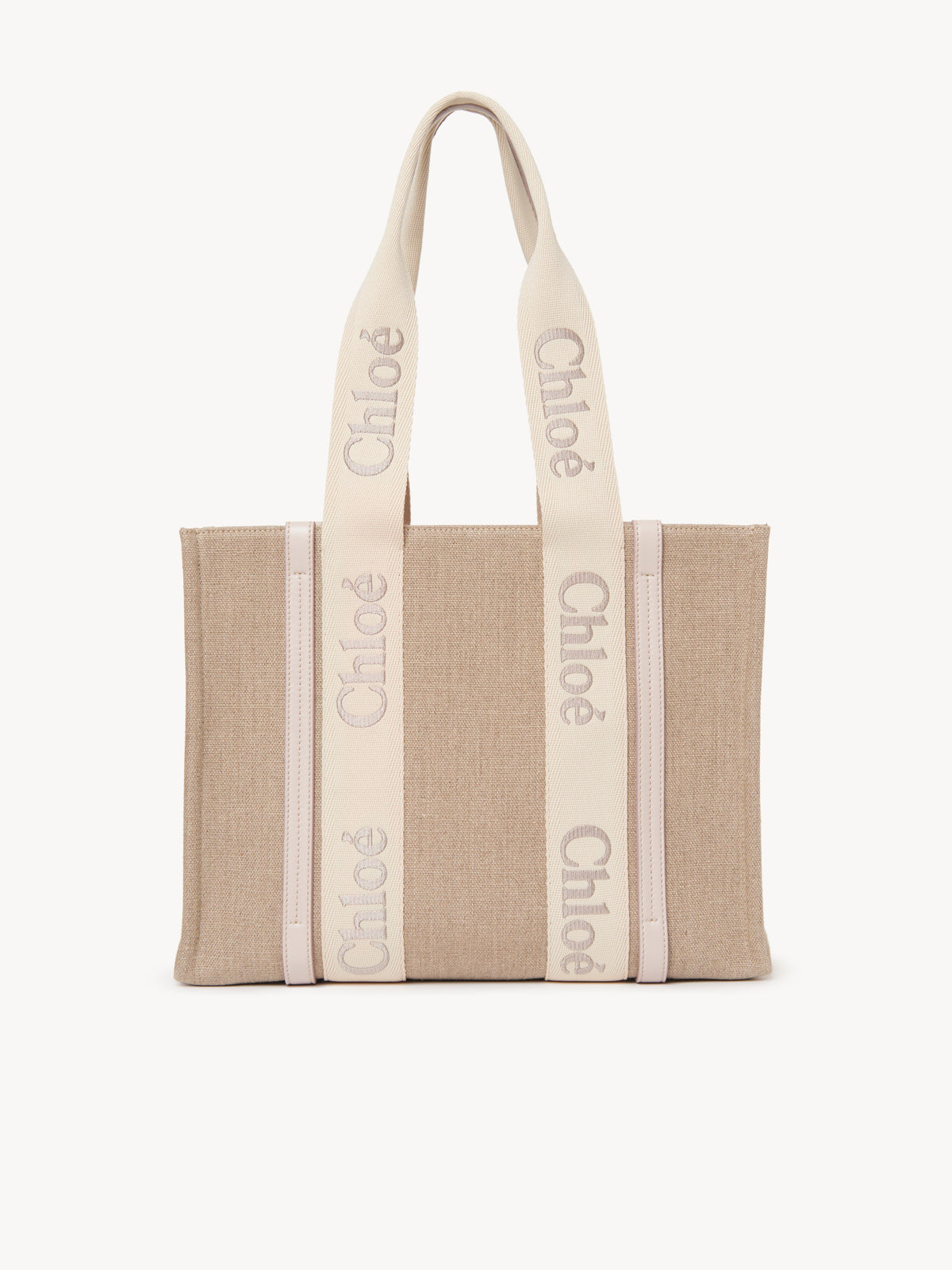 Cabas Woody en lin - Wild Grey