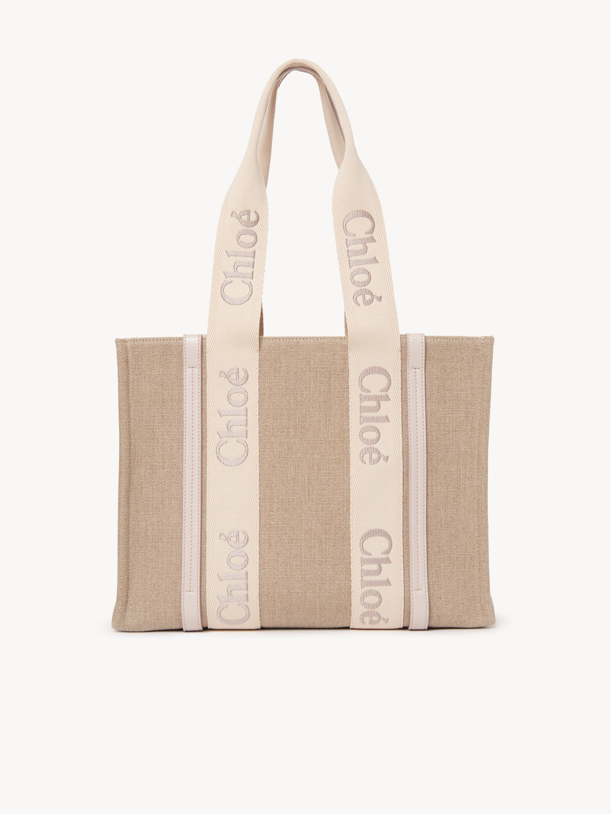Cabas Woody en lin - Wild Grey