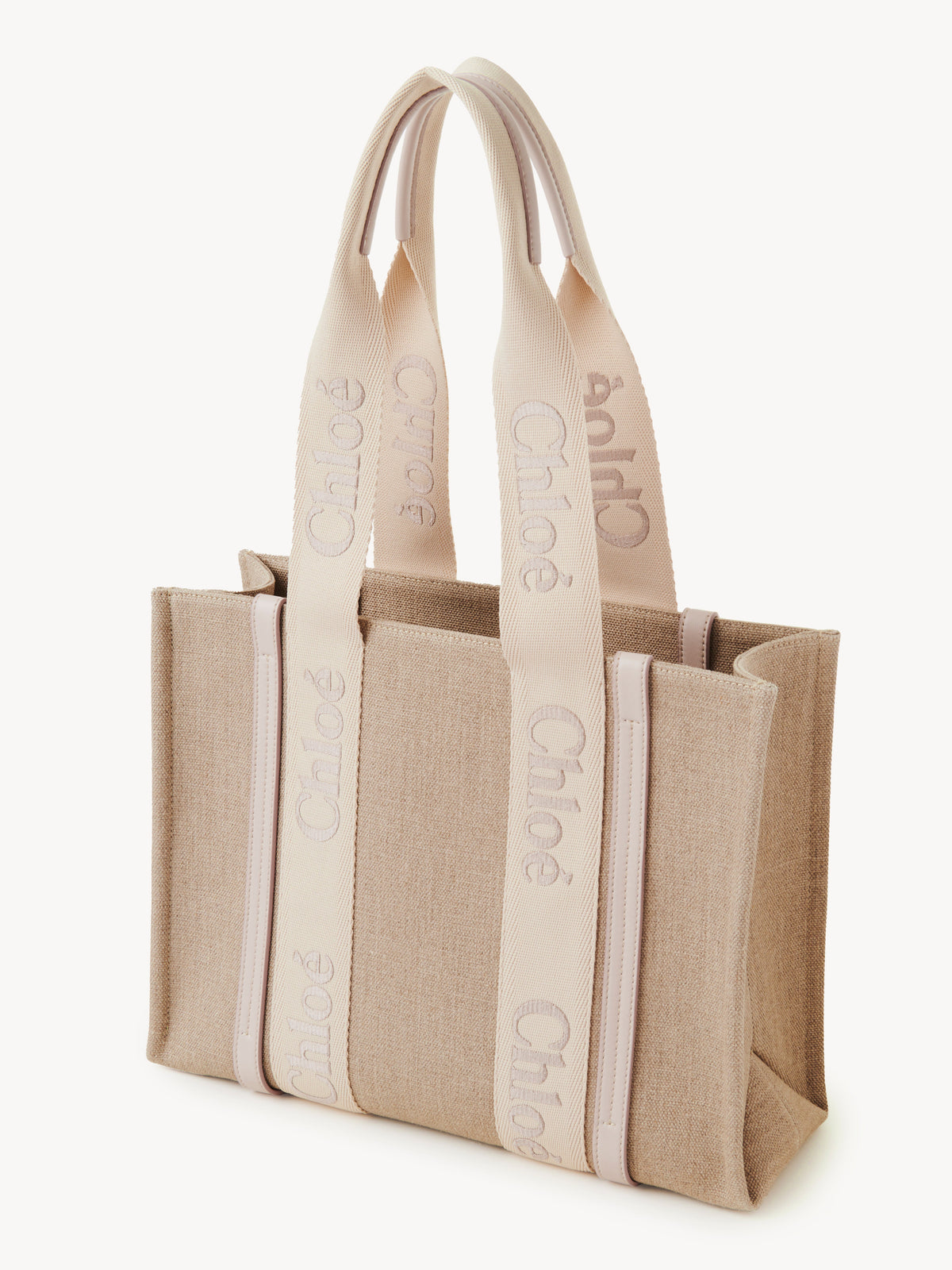 Cabas Woody en lin - Wild Grey