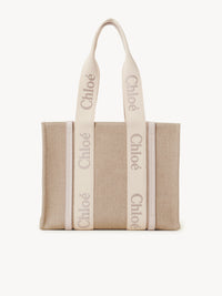 Cabas Woody en lin - Wild Grey