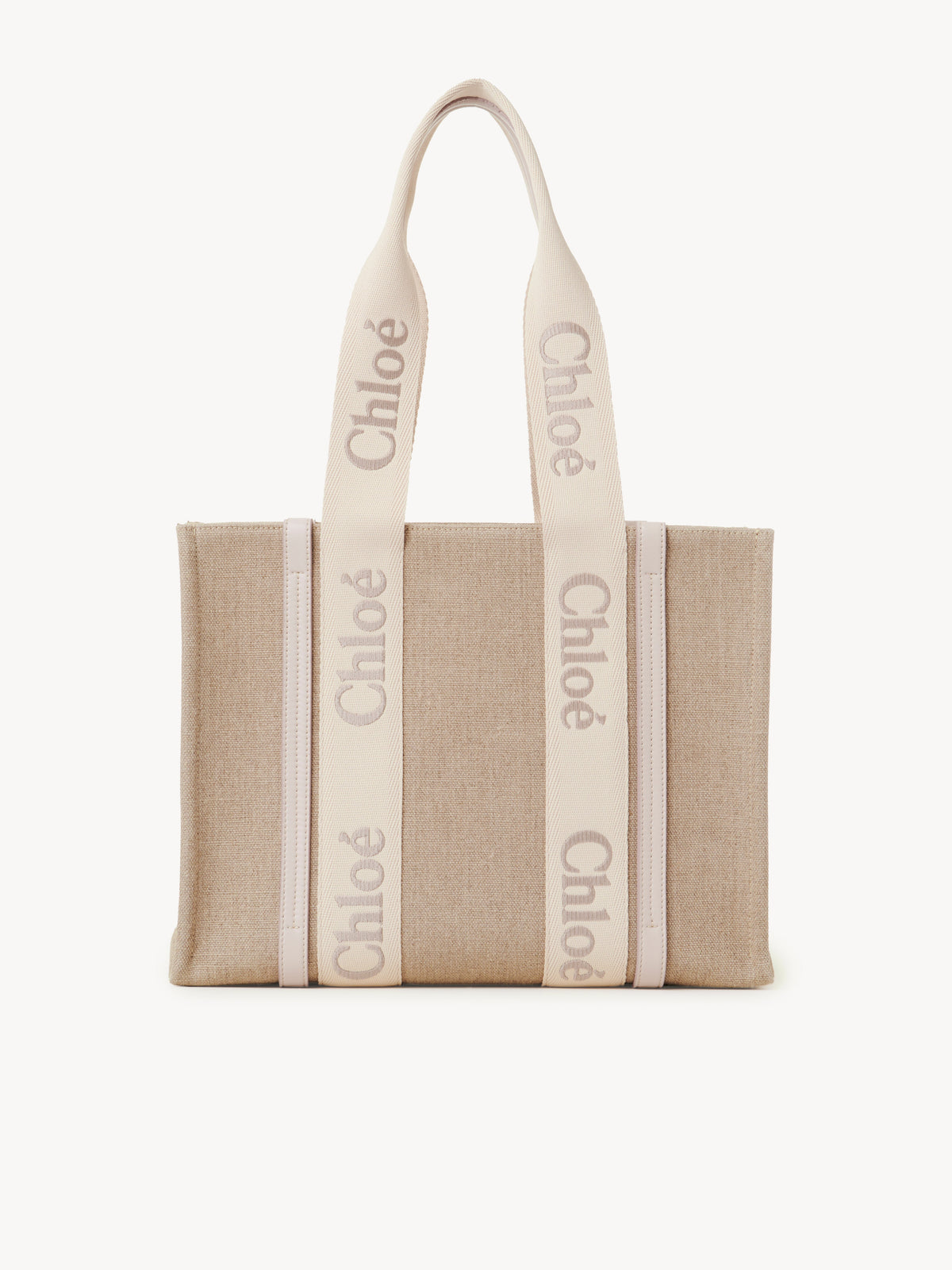 Cabas Woody en lin - Wild Grey