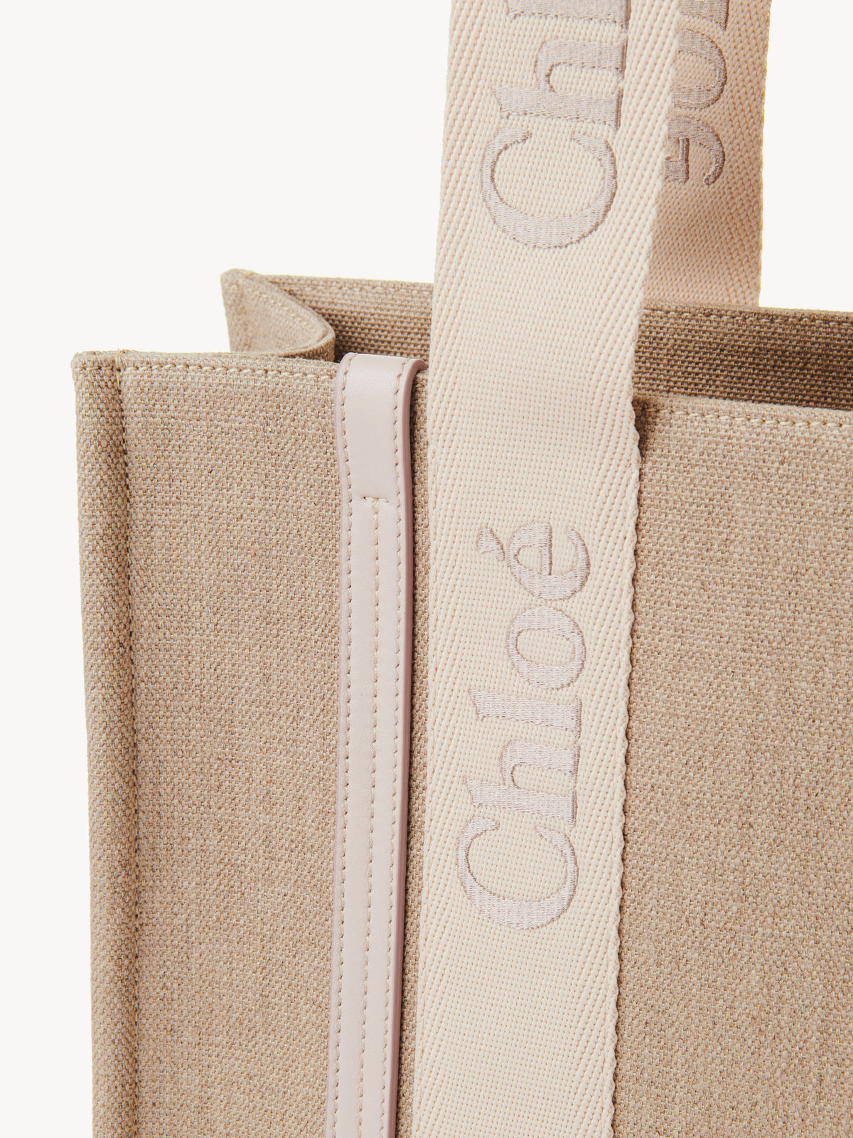 Cabas Woody en lin - Wild Grey