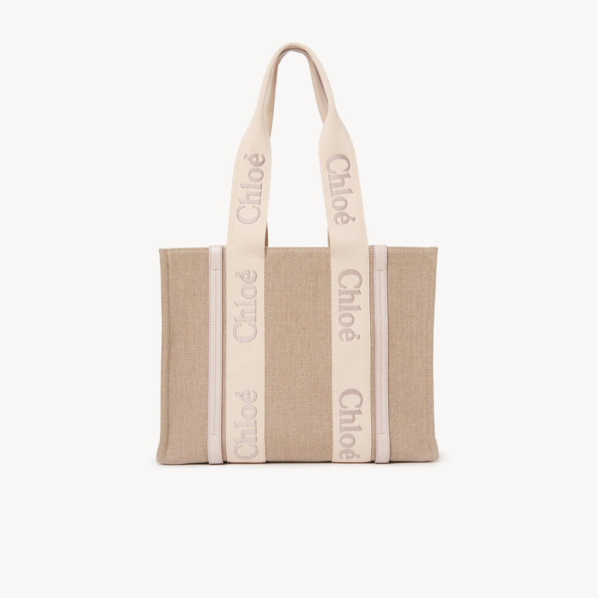 Cabas Woody en lin - Wild Grey