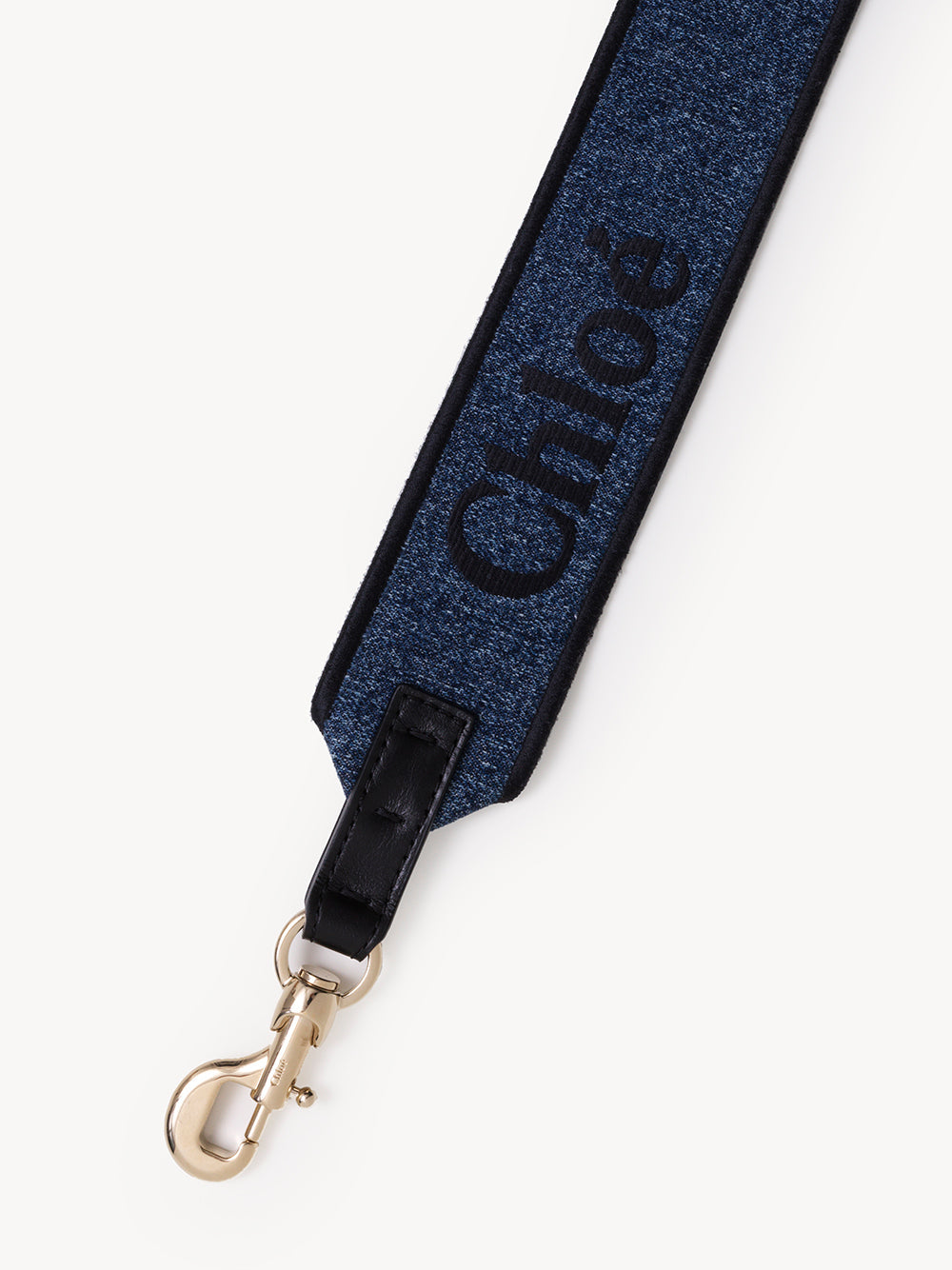 Bandoulière pour sac en cuir - Denim