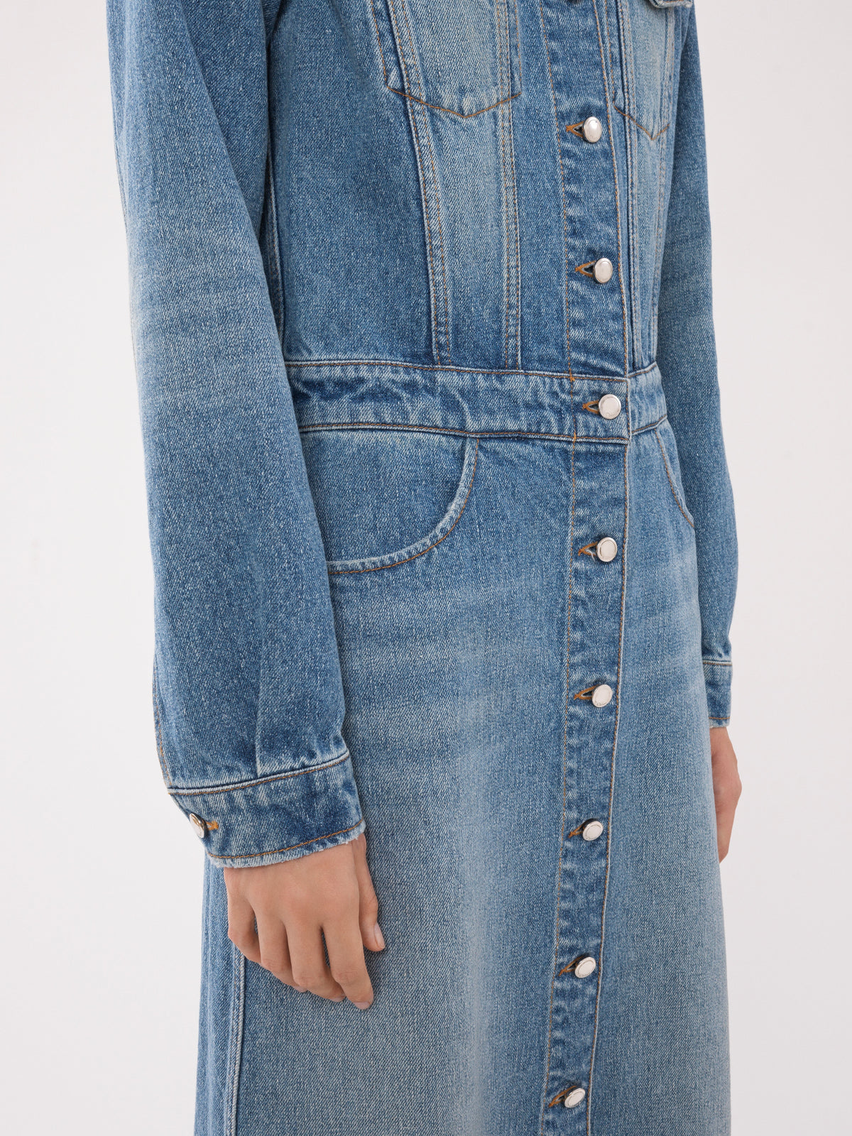 Robe à manches longues - Foggy Blue