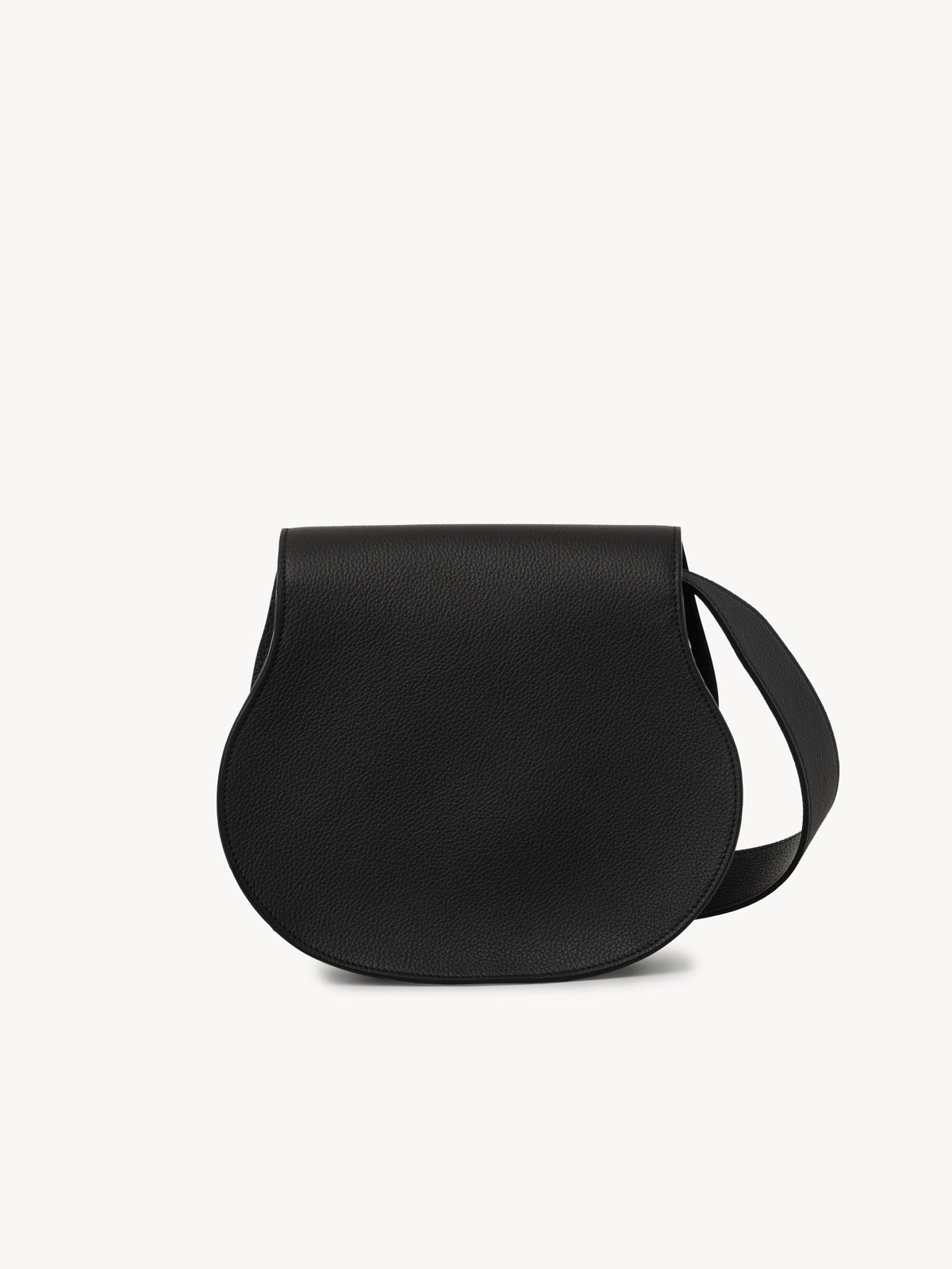 NEW_Sac Saddle boucle métallique en cuir - Black