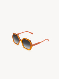 Lunettes de soleil carrées Olivia - Light Orange