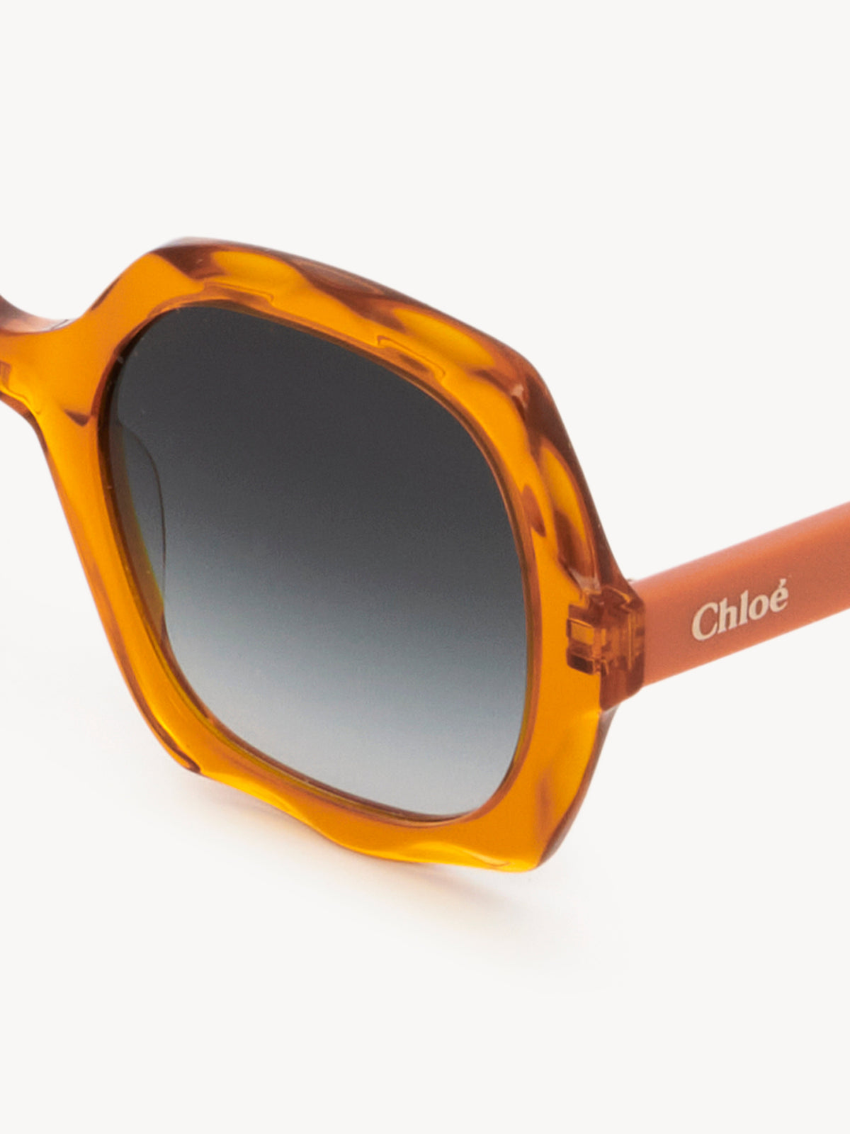 Lunettes de soleil carrées Olivia - Light Orange