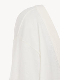 Pull en cachemire et soie - White Powder