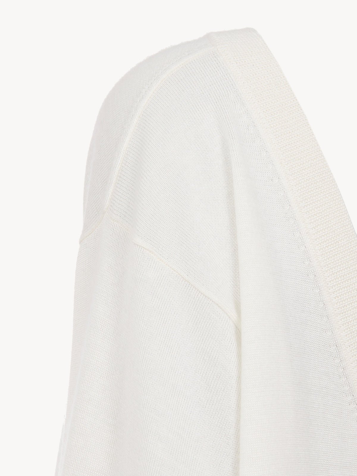 Pull en cachemire et soie - White Powder