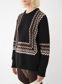 NEW_Multicolor Brown Pullover - Multicolor Brown