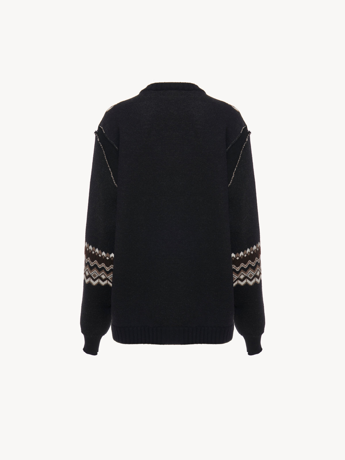 NEW_Multicolor Brown Pullover - Multicolor Brown