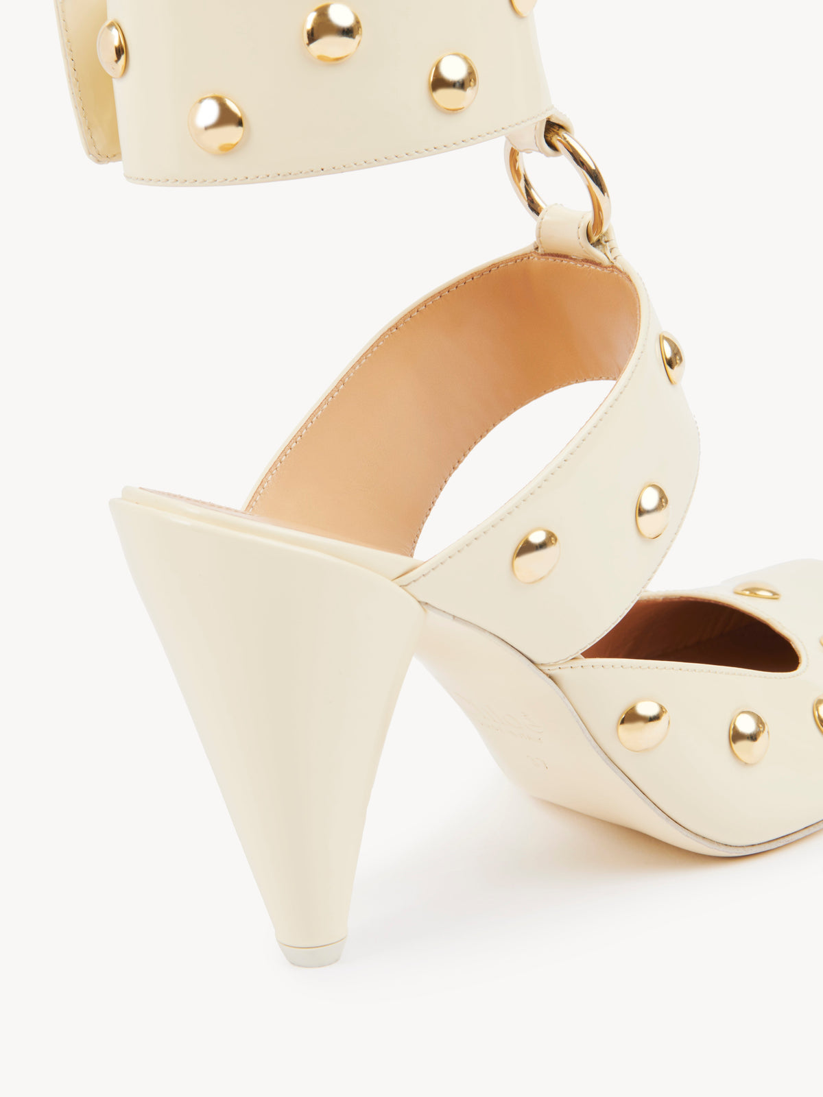 Escarpins Jade en cuir - Eggshell