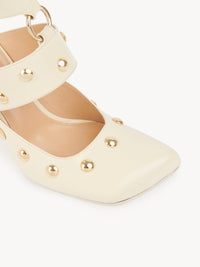 Escarpins Jade en cuir - Eggshell