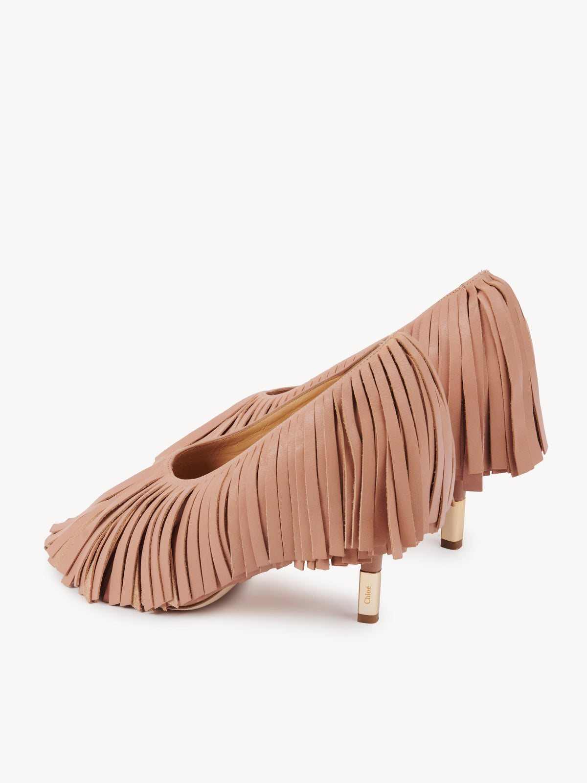 Escarpins Mona en cuir - Tan Rose