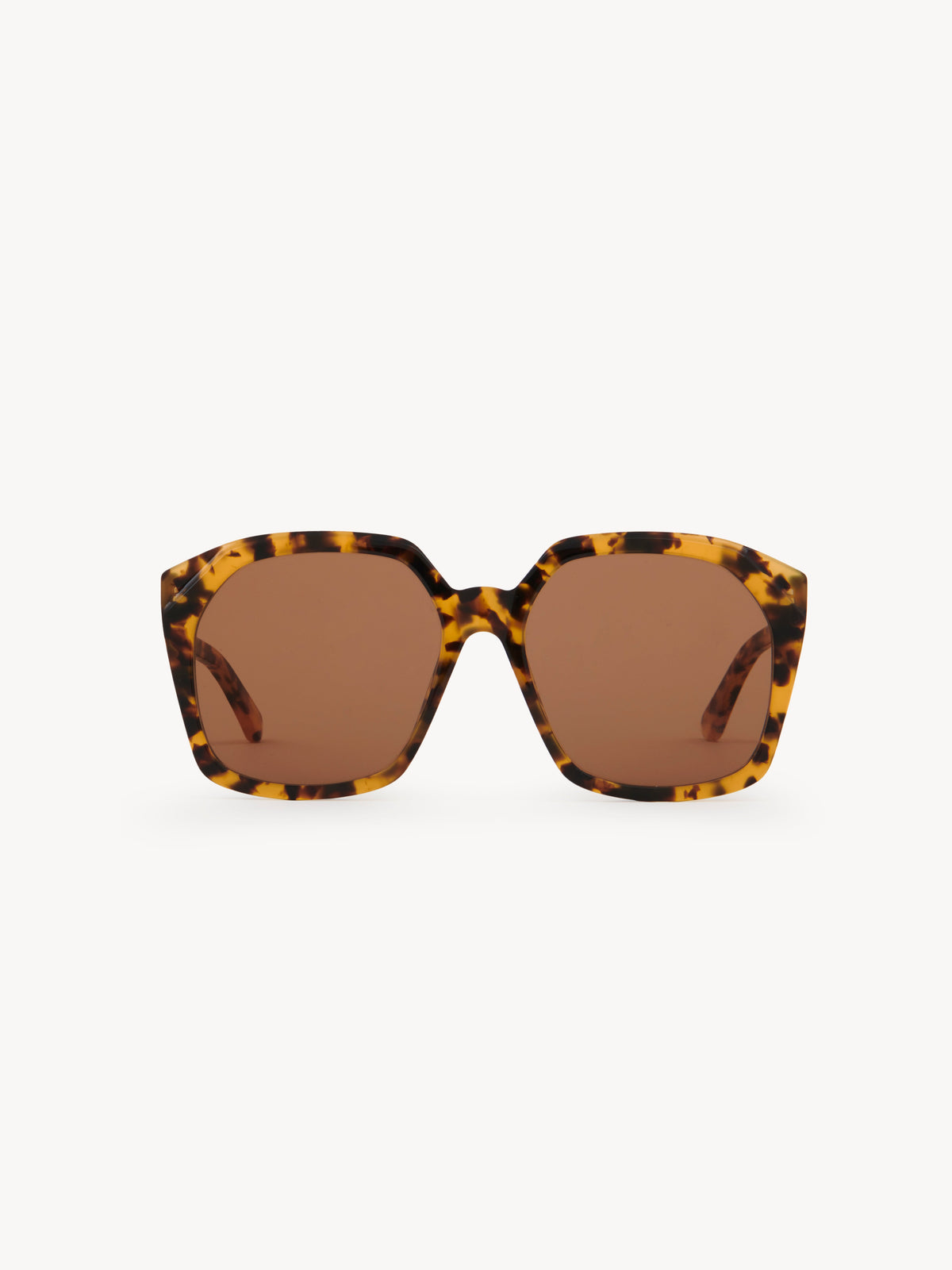 Lunettes de soleil carrées Salomé - Vintage Tortoise