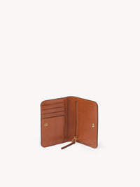 Portefeuille compact en cuir - Clay Brown