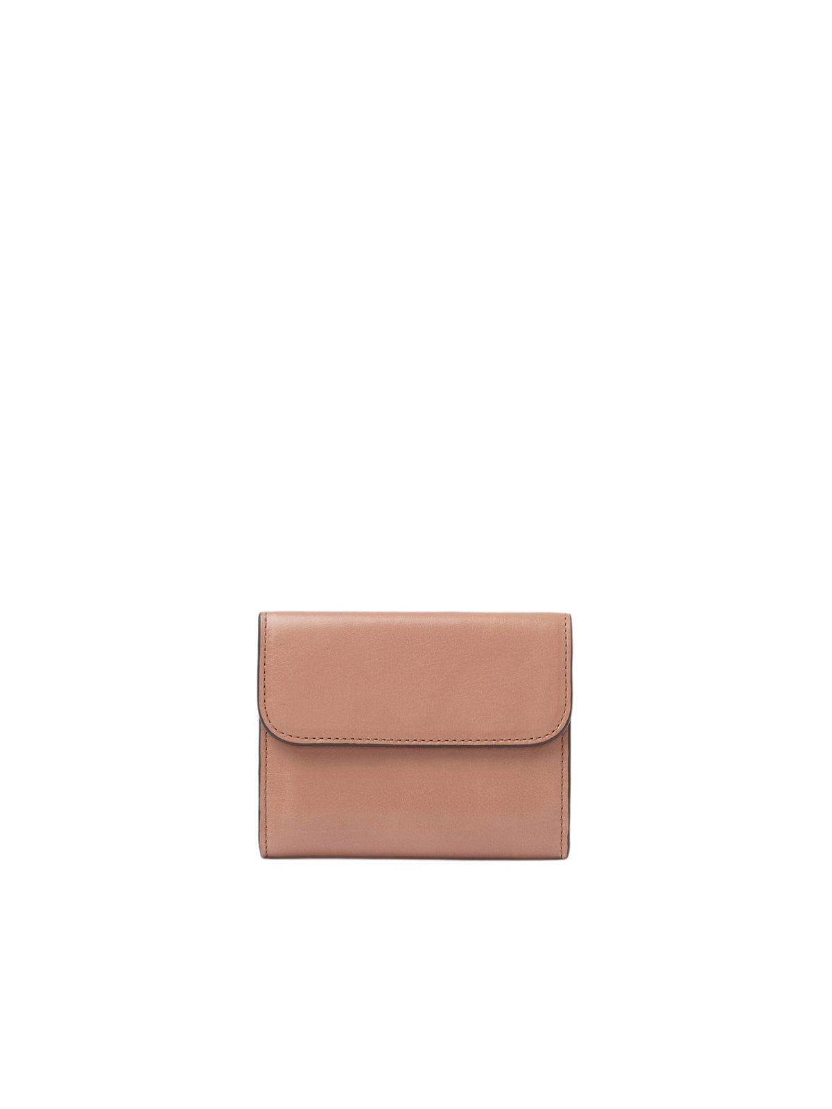 Petit portefeuille compacte C Chloé en cuir - Woodrose
