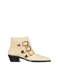 Bottines Susanna 40 en cuir - Cloudy Cream
