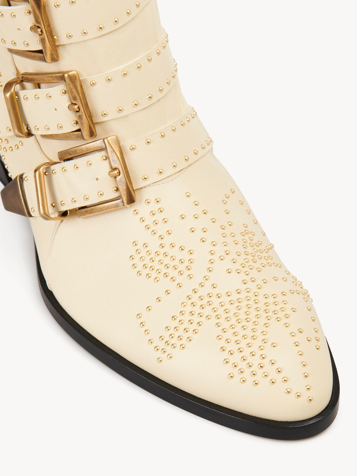 Bottines Susanna 40 en cuir - Cloudy Cream