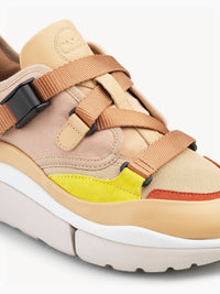 Sneakers unisexe Sonnie en cuir - Maple Pink