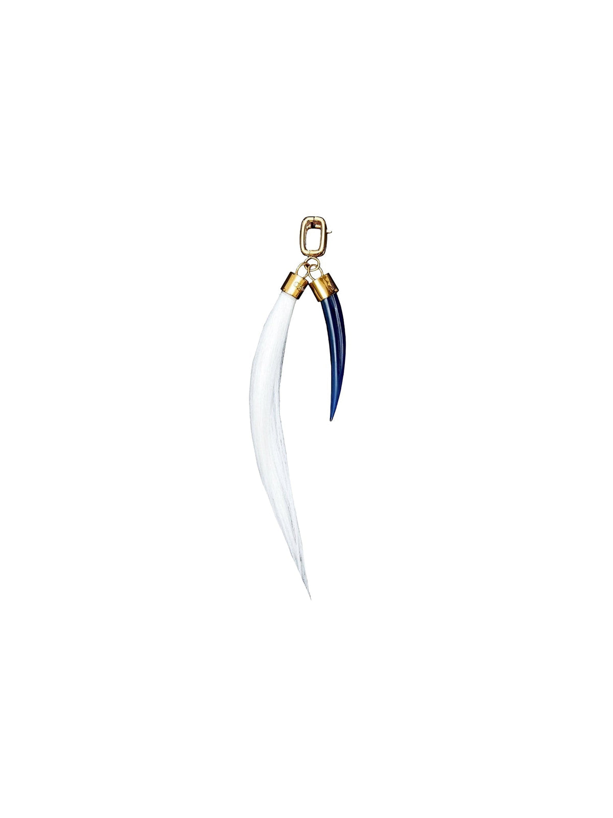 Charm Billie en laiton - Lovely White