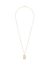 Collier Alphabet en laiton - Gold Color