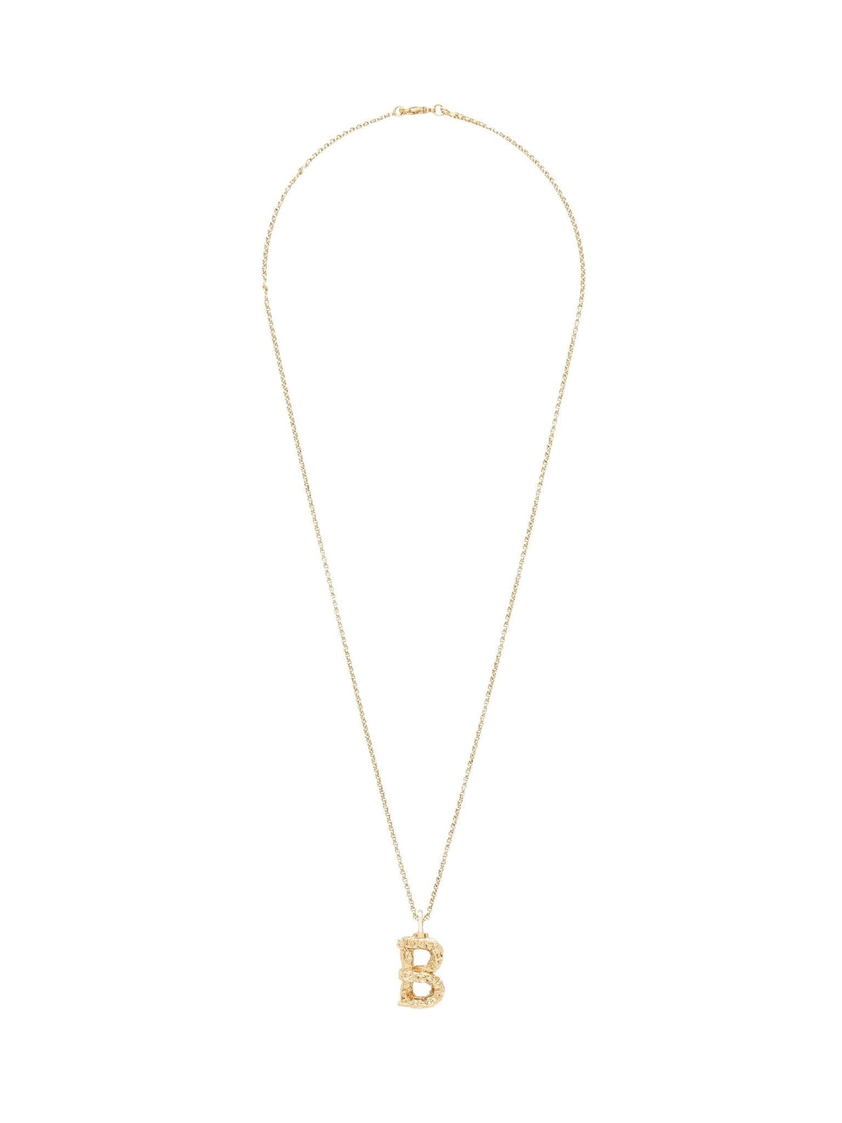 Collier Alphabet en laiton - Gold Color