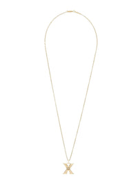 Collier Alphabet en laiton - Gold Color