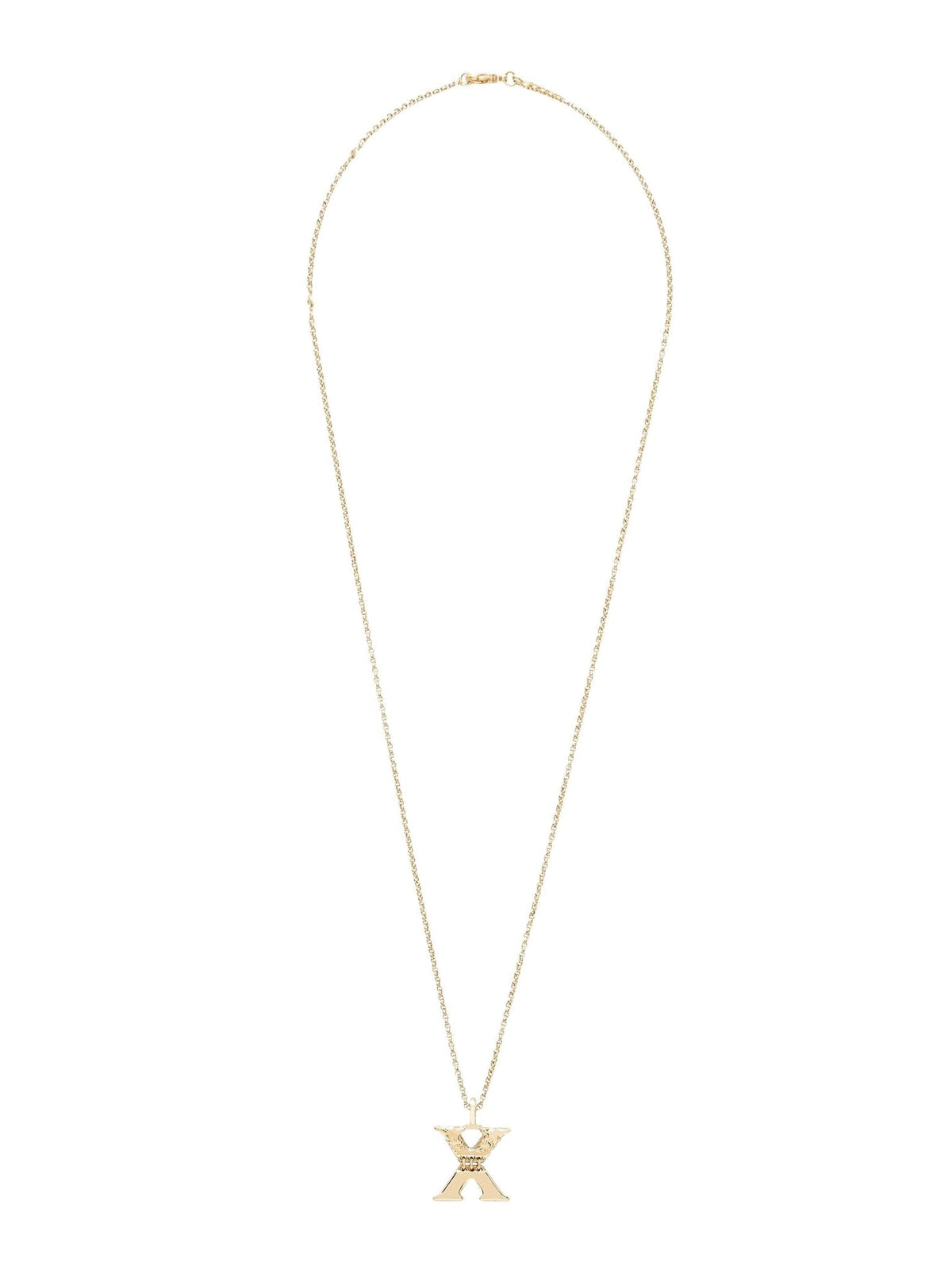 Collier Alphabet en laiton - Gold Color