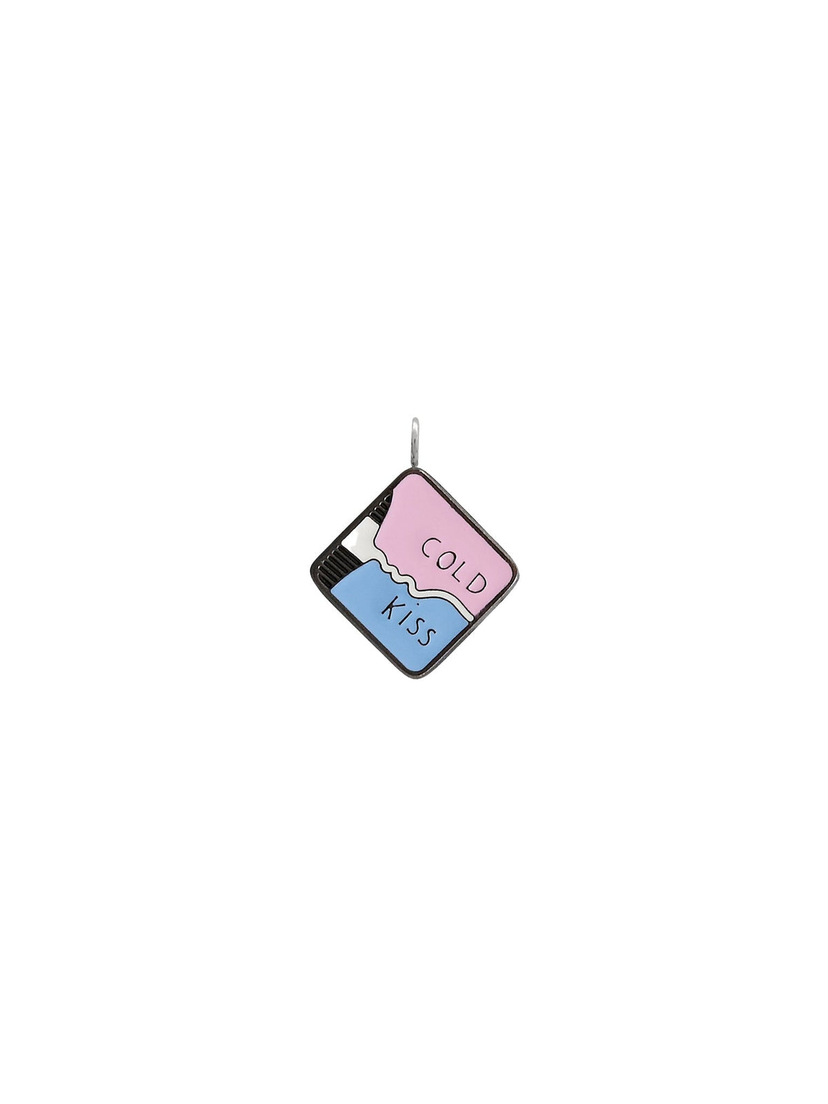 Pendentif pour petite maroquinerie en laiton - Ruthenium