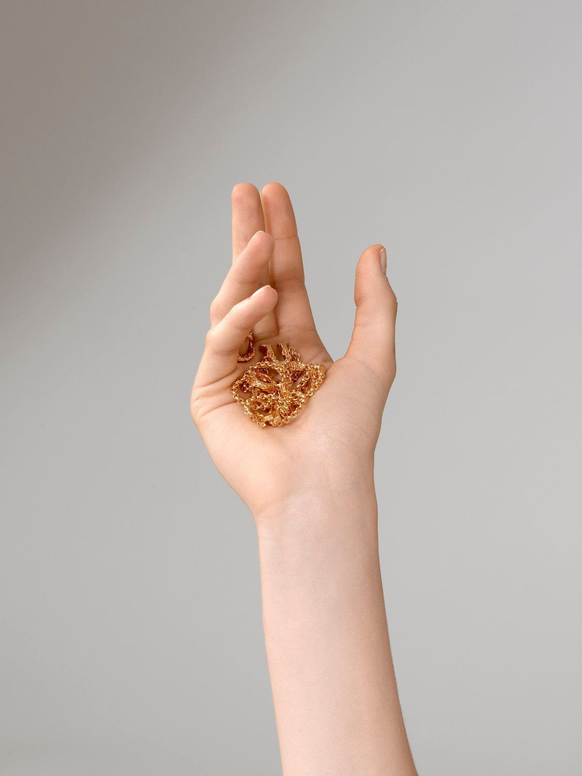 Bague Alphabet en laiton - Gold Color