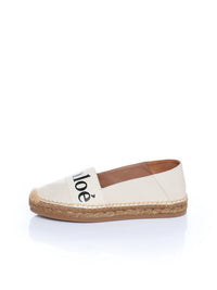 NEW_White Flat Espadrilles - White