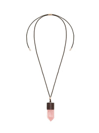 Collier Jemma en laiton - Brown & Pink