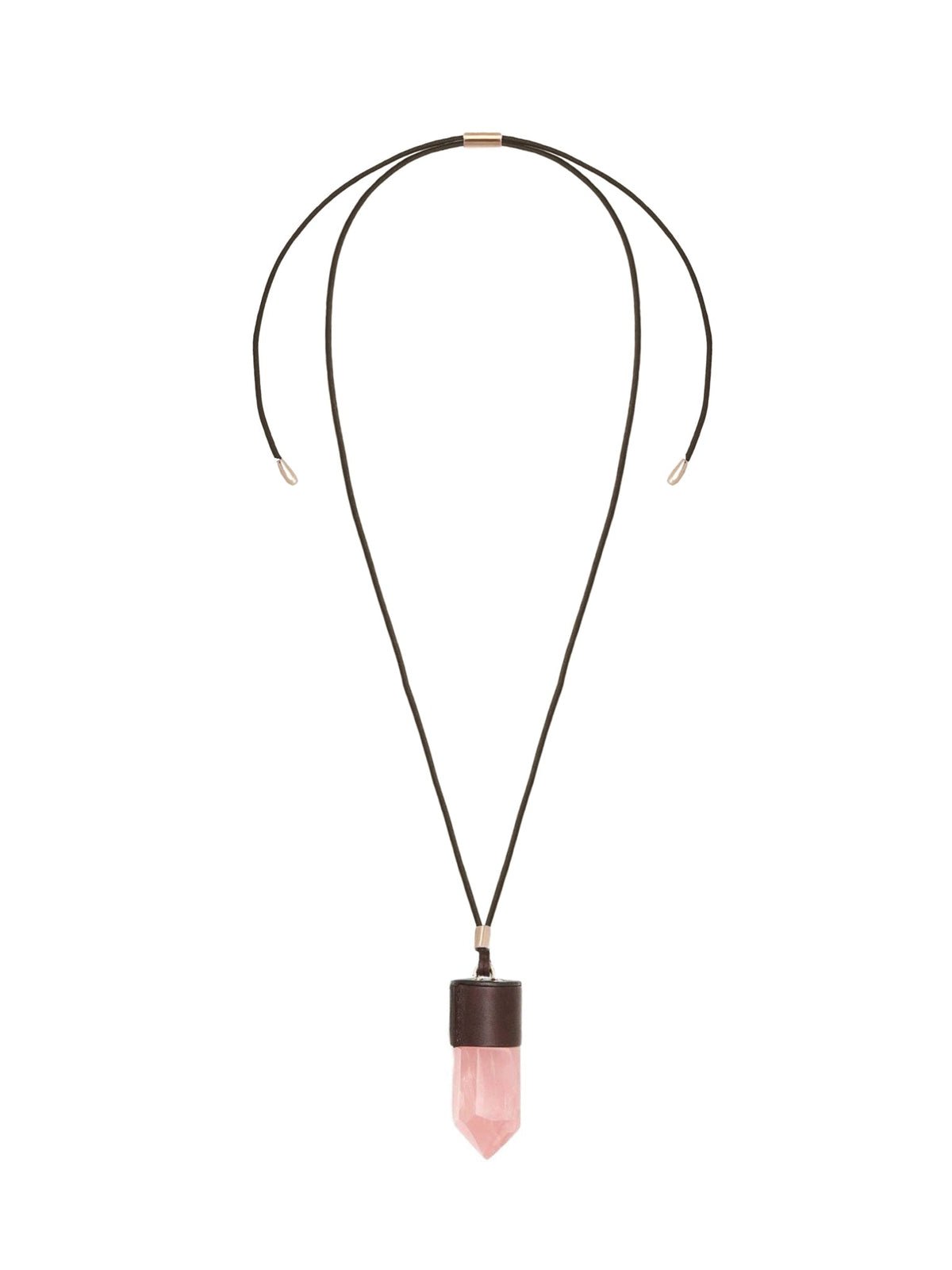 Collier Jemma en laiton - Brown & Pink
