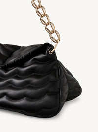 Sac porté épaule Juana en cuir - Black