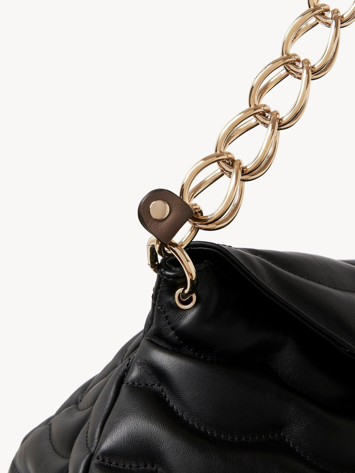 Sac porté épaule Juana en cuir - Black